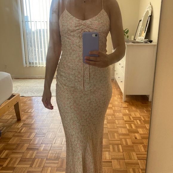 Zara Silk Effect Dress - Picture 3 of 4